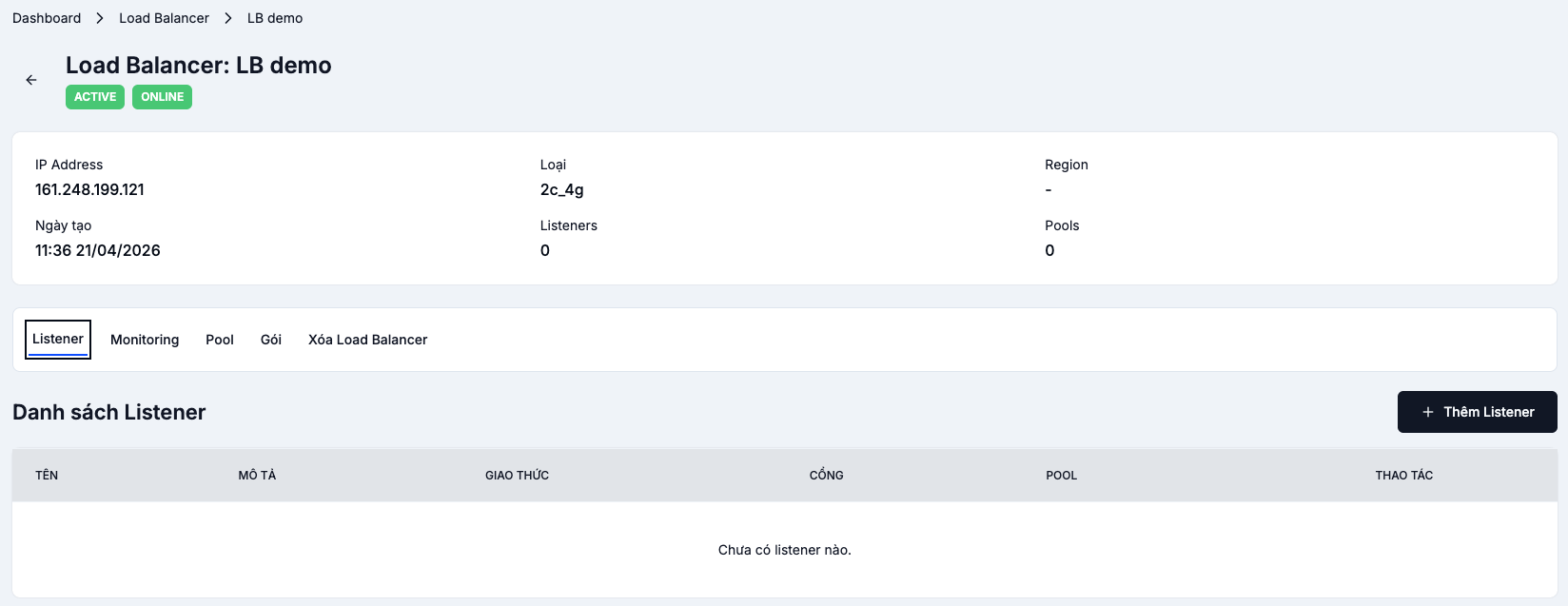 Load Balancer overview